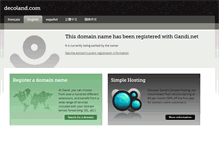 Tablet Screenshot of decoland.com